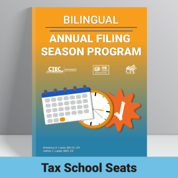 Seats Bilingual Annual Filing Season Program eBook